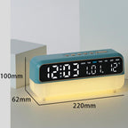 Multi-Function Digital Alarm Clock With Dimmable Night Light, Date/Weekday/Temperature, Dual Alarms, Timer Function, USB Charging Port — view 13