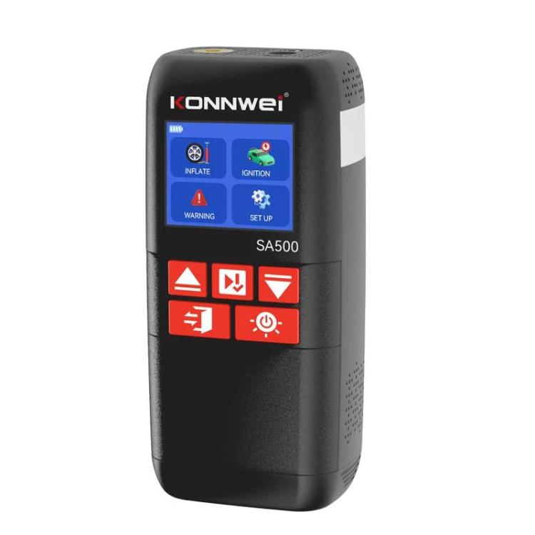 KONNWEI SA500 2.4 Inch Color Screen Portable Car Tire Inflator Car Emergency Jump Starter