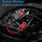 KONNWEI SA500 2.4 Inch Color Screen Portable Car Tire Inflator Car Emergency Jump Starter — view 3
