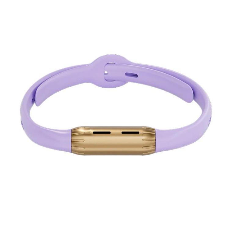 Portable Outdoor Plant Essential Oil Mosquito Repellent Bracelet — Rose Gold With Green