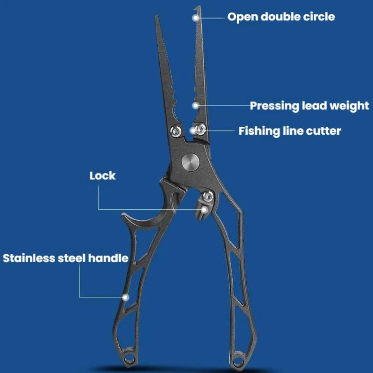 Stainless Steel Fish-Holding Pliers Open-Loop Hook Remover For Lure Fishing