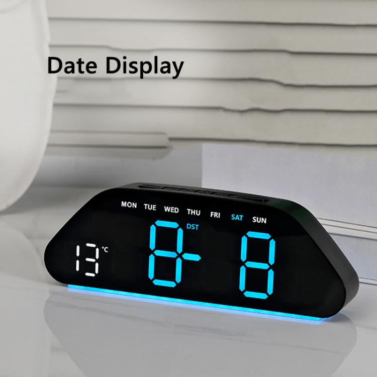 Digital Alarm Clock With Large LED Display 3 Brightness Levels, Auto-Dimming, Atmosphere Night Light & Timer — view 18