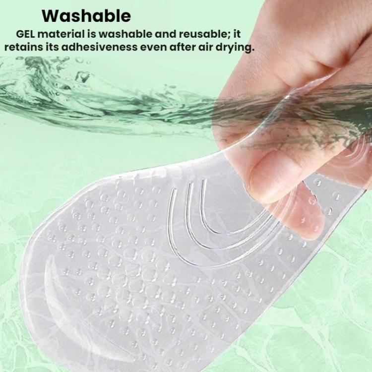 Arch Support Insole Silicone Anti-slip Shock-absorbing Soft Half-Insole — view 4