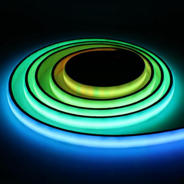 Waveshare RGBWC Colorful COB LED Strip, WS2812B Control Chips, IP65 Protection, Programmable LED Strip — 5m