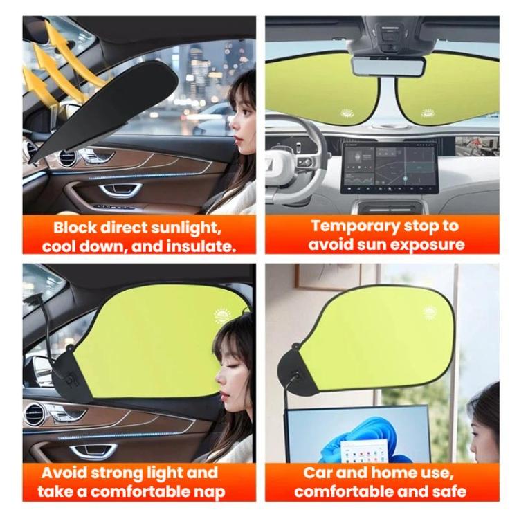 Office Computer Car Sunshade All-Around Anti-Glare Sunblock