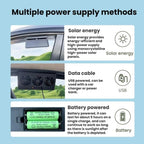 3 In 1 Solar-Powered Vehicle-Mounted Ventilation Cooling Circulating Exhaust Fan — view 10