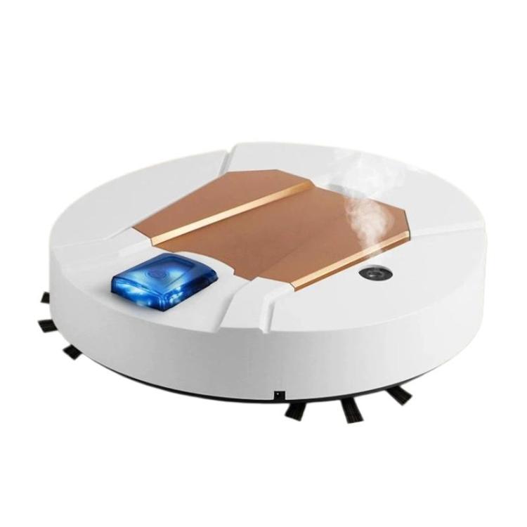 Mini Rechargeable Household Sweeping Robot Smart Vacuum Cleaner Cleaning Machine — Black