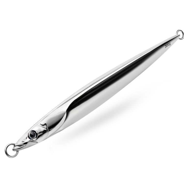 PROBEROS LF168 Saltwater Fishing Metal Jigging Lure Blank Body Vertical Sinking Bait Shining Mirror Finish Mackerel Jigs — 250g