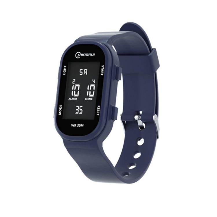 MINGRUI Kids Digital Sport Watch 30M Waterproof Slim Fitness Wristband for Boys Girls with LED Backlight, Alarm, Calendar — Black Gold