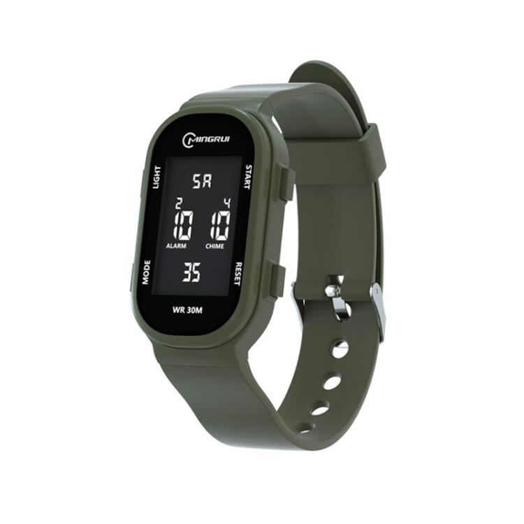 MINGRUI Kids Digital Sport Watch 30M Waterproof Slim Fitness Wristband for Boys Girls with LED Backlight, Alarm, Calendar — Blue
