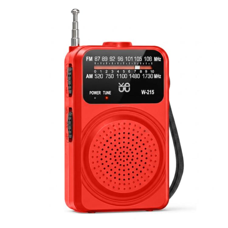 WDK FM/AM All-Band Portable Radio — Blue
