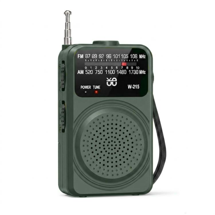 WDK FM/AM All-Band Portable Radio — Orange