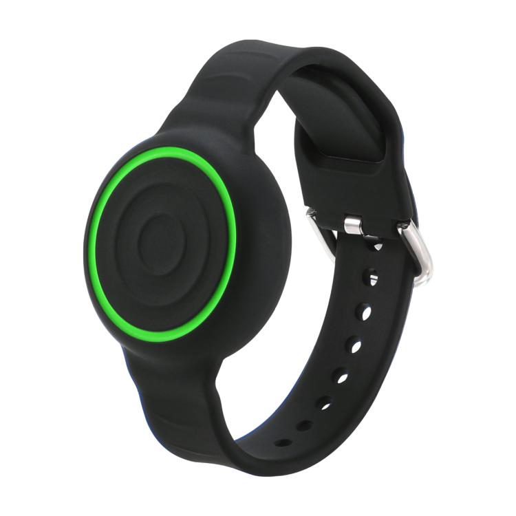 For AirTag 2nd Gen / AirTag 1st Gen Wristband for Kids Stylish Dual-Tone Liquid Silicone Bracelet Adjustable Protective Hidden Holder Case