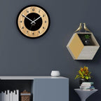 Wooden Round Analog-Digital Wall Clock 3D Decorative Home Wall Clock — view 23