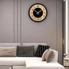 Wooden Round Analog-Digital Wall Clock 3D Decorative Home Wall Clock — view 25
