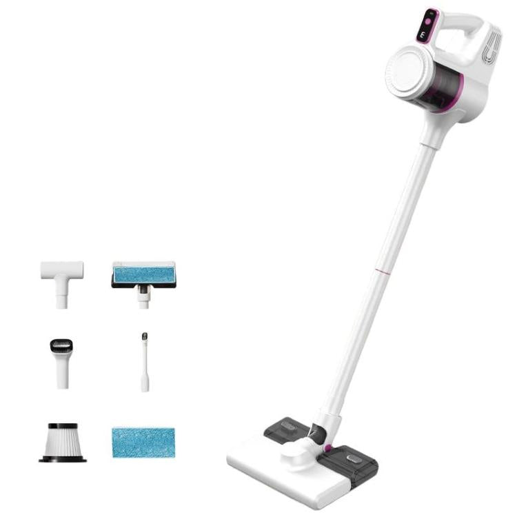 Multifunctional Cordless Handheld Vacuum Cleaner Floor Scrubber Combo — Gray