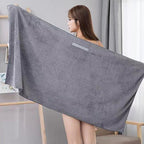 24x39 Inch Ultra Absorbent Hair Towel Wrap For Long Hair Large Waffle Weave Microfiber Drying Turban With Elastic Strap — view 7
