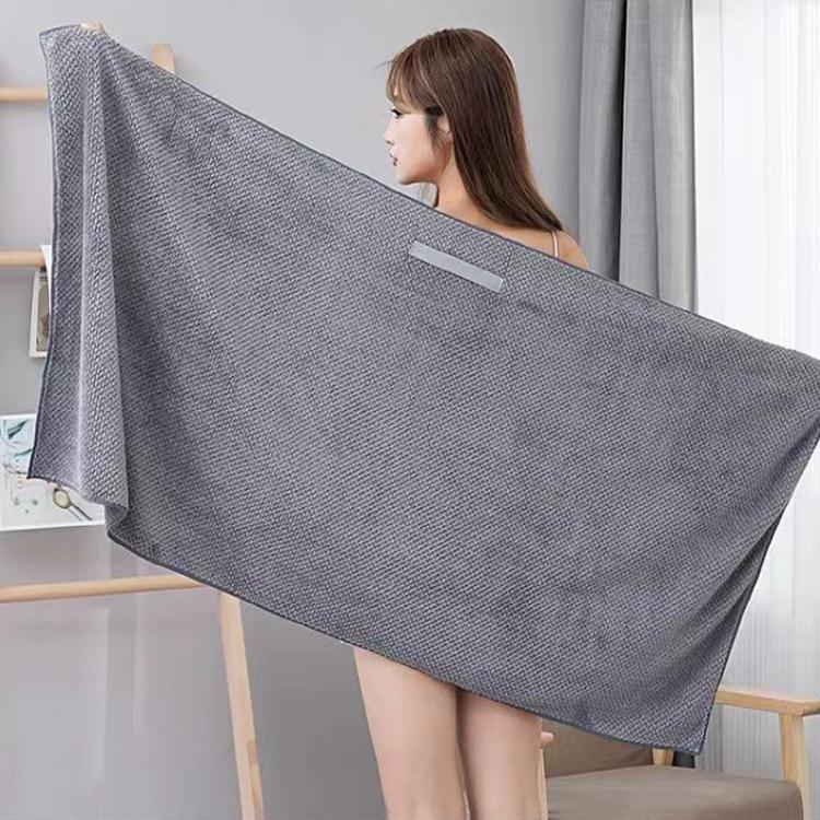 24x39 Inch Ultra Absorbent Hair Towel Wrap For Long Hair Large Waffle Weave Microfiber Drying Turban With Elastic Strap — view 7