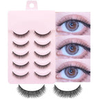 5pair /Set Natural Everyday Makeup One-Piece Eyelashes