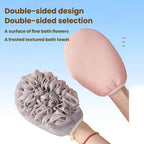 2 In 1 Bath Towel Gloves With Bath Sponge — view 6