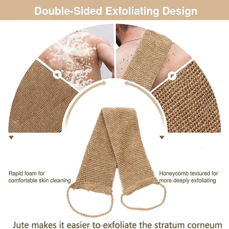 Heavy-Duty Bath Scrubber Double Sided Thickened Back Scrubber — view 5