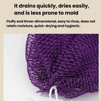 Drawstring Long Nylon Bath Towel High Elastic Exfoliating Sauna Towel — view 11