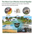 Five-speed Frequency-modulated Ultrasonic Outdoor Waterproof Solar-powered Animal Repellent — view 4