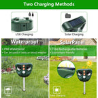 Five-speed Frequency-modulated Ultrasonic Outdoor Waterproof Solar-powered Animal Repellent — view 5
