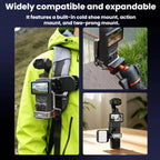 For DJI Osmo Pocket 3 / 4 BRDRC Multi-Functional Magnetic Base Adapter Frame Extension Stand — view 9