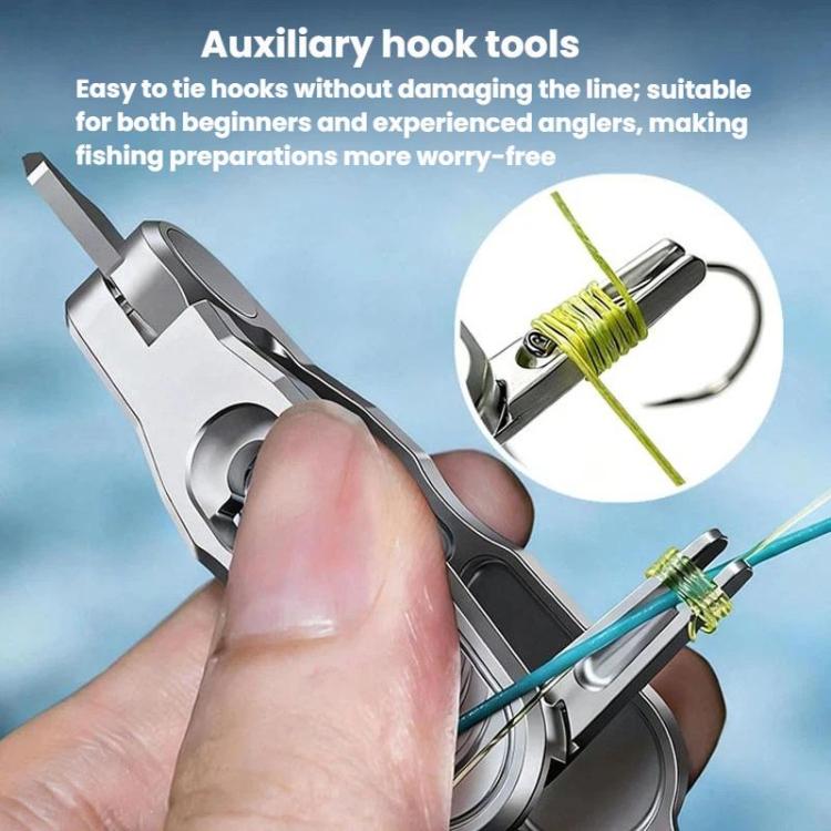 3 In 1 Fishing Line Cutter Knot Hook Tying Tool