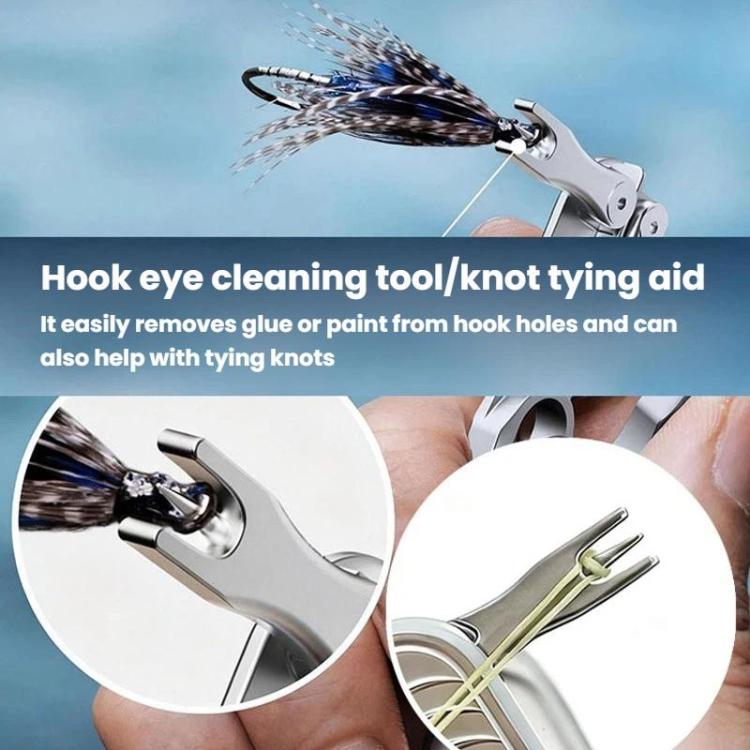 3 In 1 Fishing Line Cutter Knot Hook Tying Tool