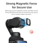 For DJI Osmo Pocket 4 / 3 aMagisn Magnetic Lens Filter