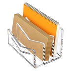 Acrylic 3-layer Letter Organizer/Card Sorting Clip for Home and Office Use