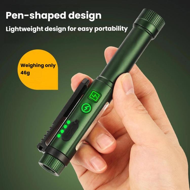Multifunctional Dual Magnetic Pen Clip Flashlight, Outdoor Portable Inspection Work Pen Light — view 8