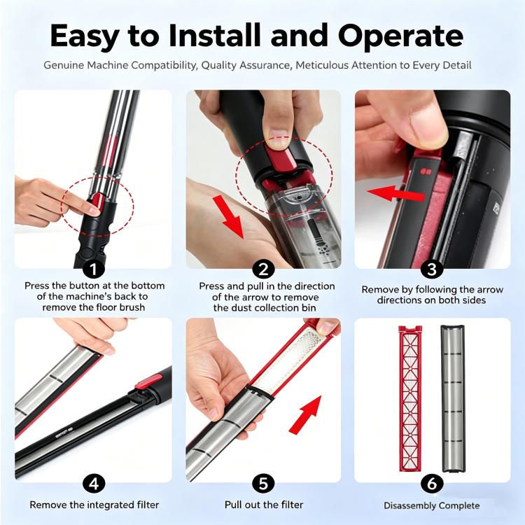 Replacement Filter For Dyson PencilVac Fluffycones / SV50 Cleaner — view 5