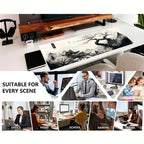 Stain-Resistant Ancient Landscape Mouse Pad, E-Sports Gaming Keyboard Desk Mat