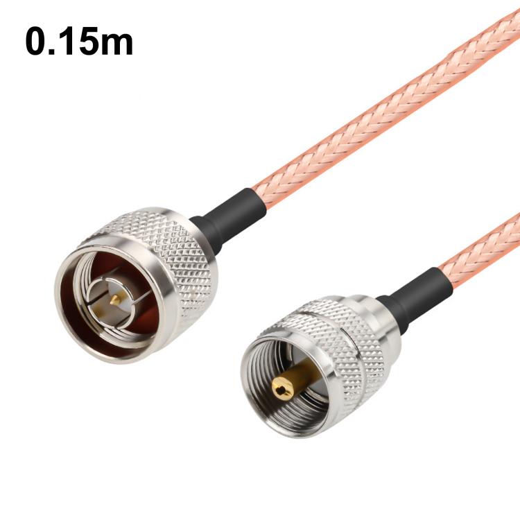 UHF Male To N-Type Male RG316 Extension Cable RF Coaxial Cable — 0.1m