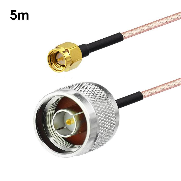 SMA Male To N Male RF Coaxial Antenna Extension Cable RG316 RF Adapter Cable — 3m