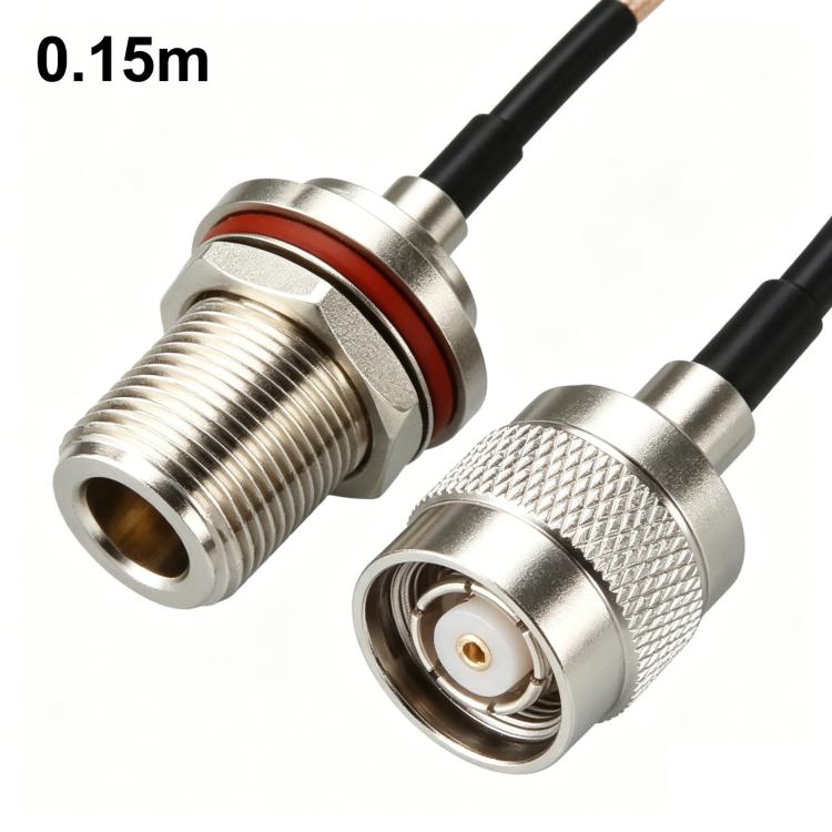 TNC Male To N Female RG316 Coaxial Cable — 0.1m