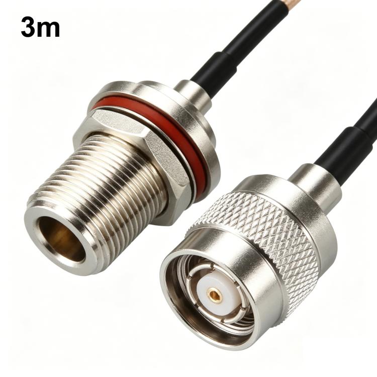 TNC Male To N Female RG316 Coaxial Cable — 2m