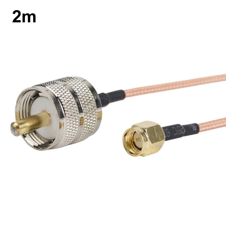SMA Male To PL259 UHF Male RG316 RF Connection Cable — 1m