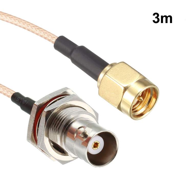 SMA Male To BNC Female RF Coaxial Cable RG316 Patch Cable — 2m