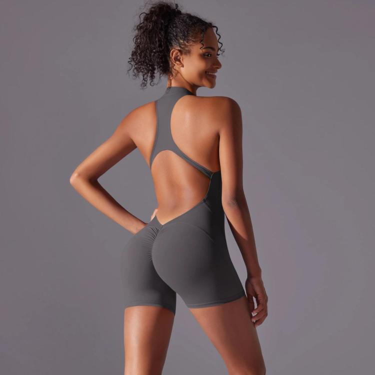 High-Intensity Tight-Fitting Backless Bodysuit/Yoga Wear — view 45