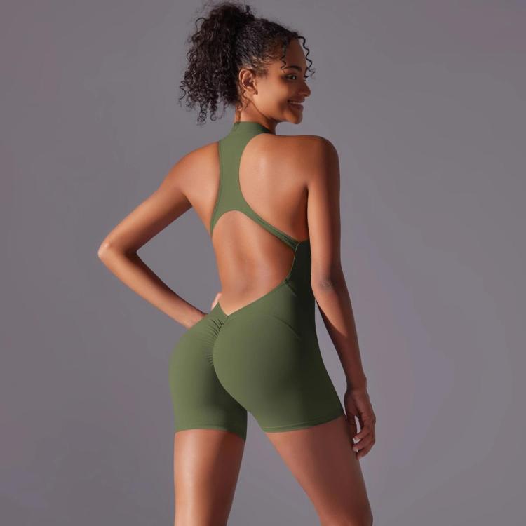 High-Intensity Tight-Fitting Backless Bodysuit/Yoga Wear — view 30