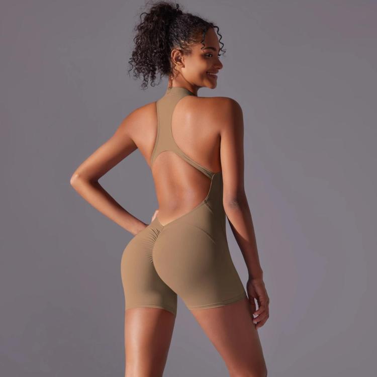 High-Intensity Tight-Fitting Backless Bodysuit/Yoga Wear — view 36
