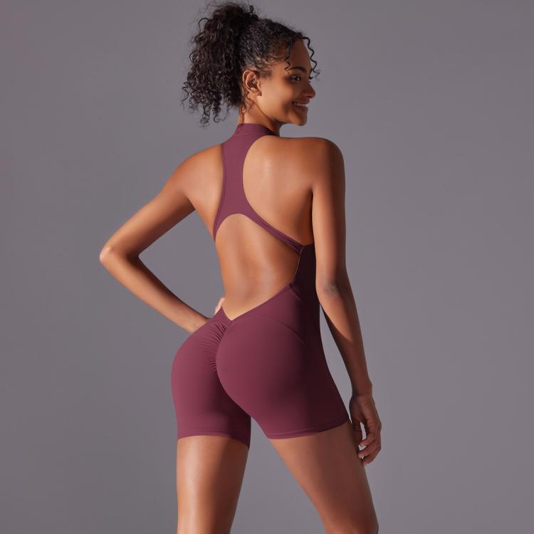 High-Intensity Tight-Fitting Backless Bodysuit/Yoga Wear — view 52