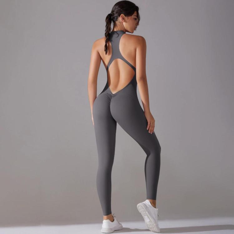 Long High-intensity Tight-fitting Backless Bodysuit/Yoga Wear — view 45
