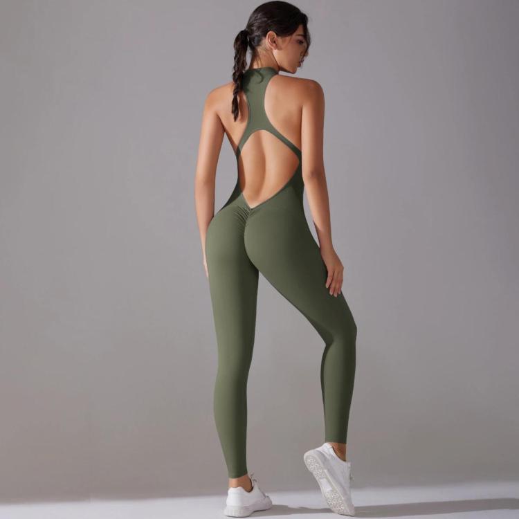Long High-intensity Tight-fitting Backless Bodysuit/Yoga Wear — view 31