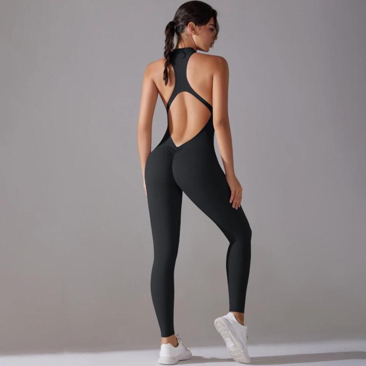 Long High-intensity Tight-fitting Backless Bodysuit/Yoga Wear — view 24