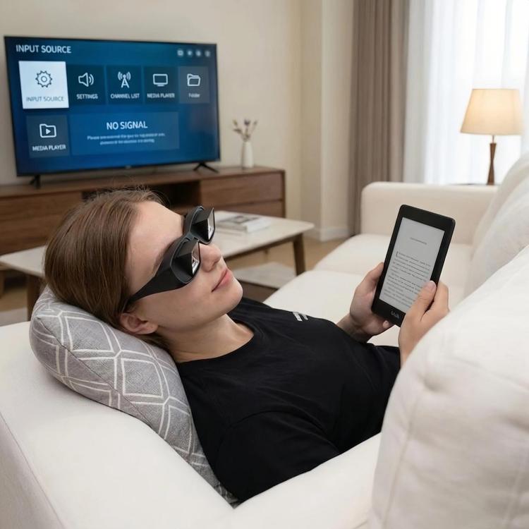 HD Recumbent Reflective Lazy Glasses For Playing Mobile Phone And Watching TV — Medium